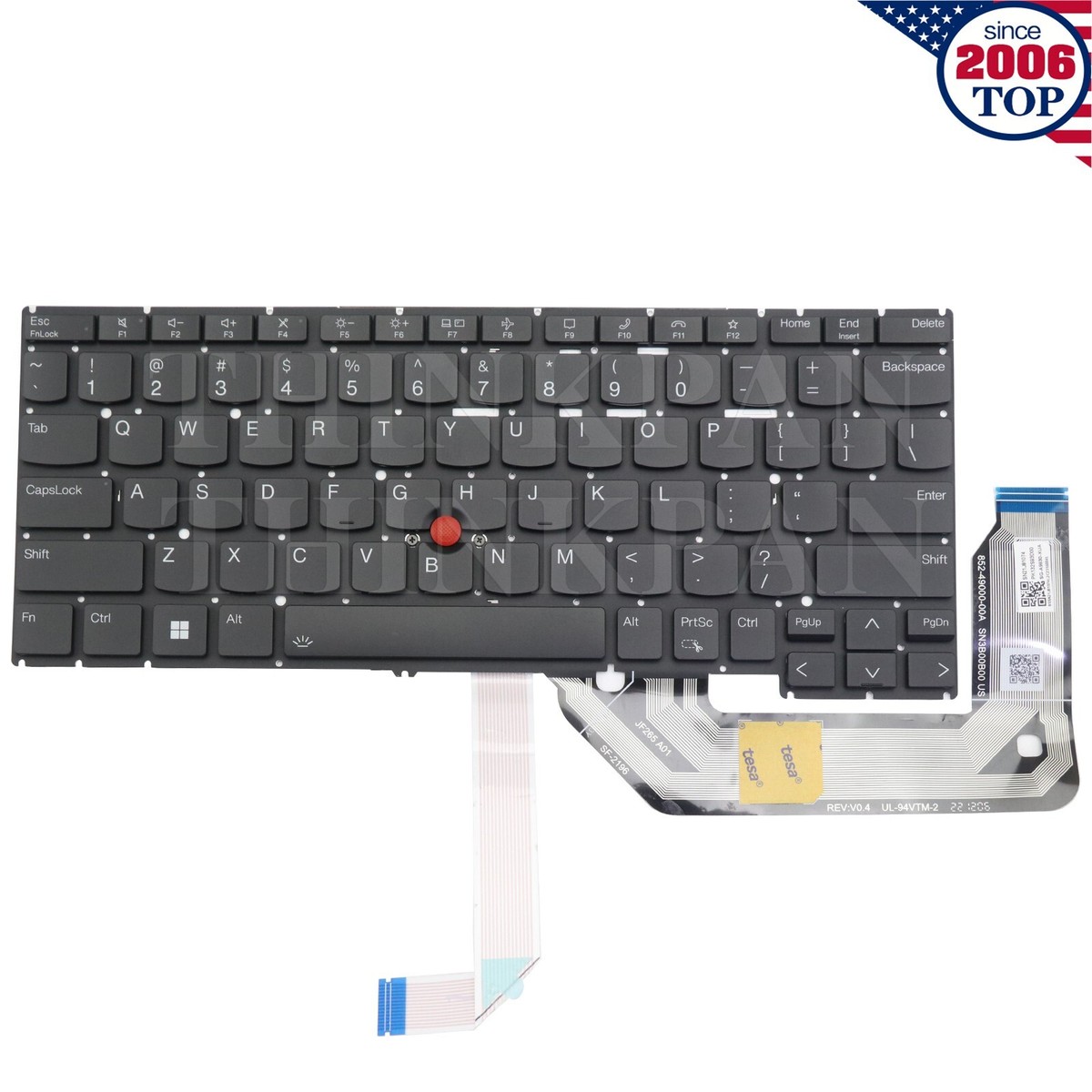 New US Backlit keyboard for Lenovo Thinkpad X13 Gen 4 Gen 5 X13