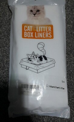 7PCS Litter Bags Drawstring Litter Box Like Bin Liners Large Size