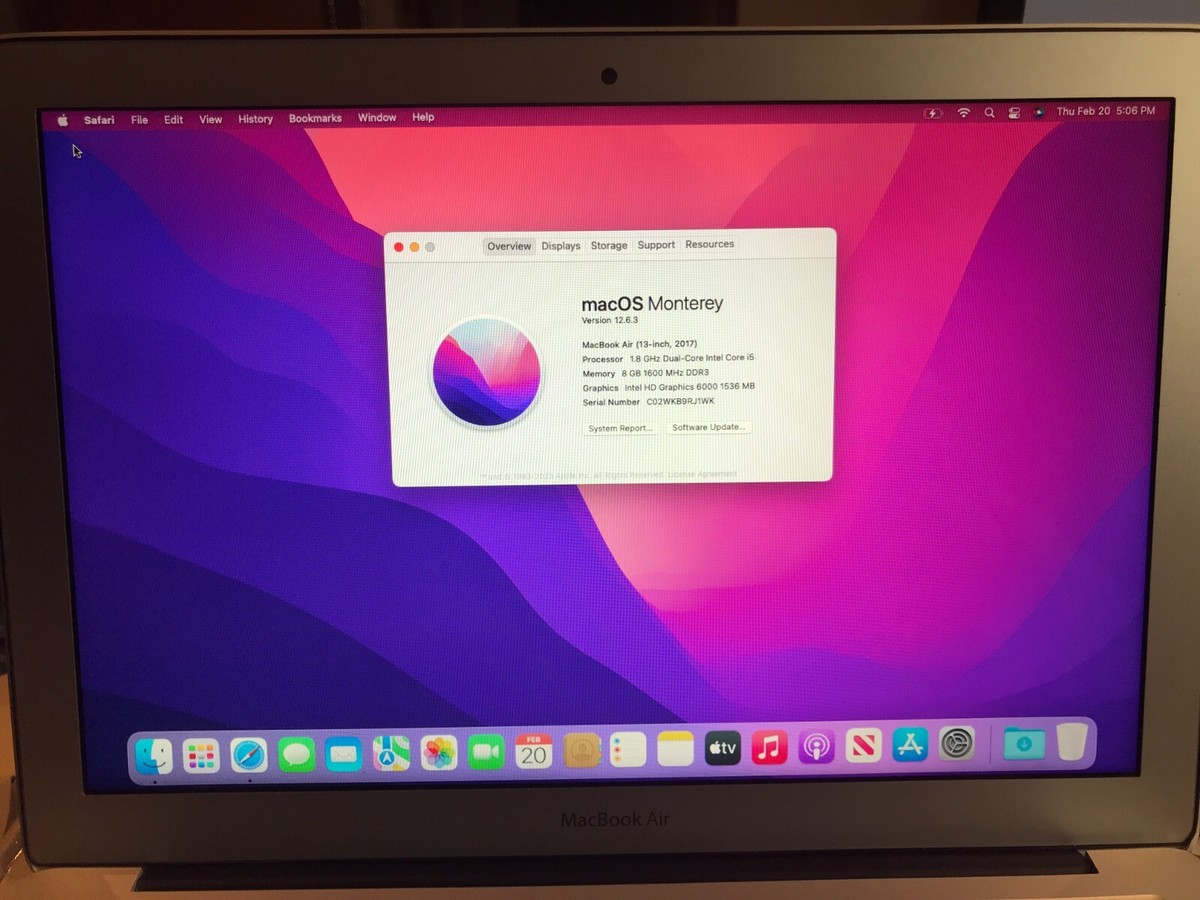 ノートPC Mac (Apple) - MacBook Air 2017 A1466 Apple MacBook Air 13