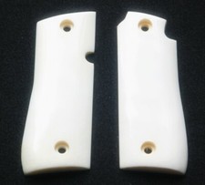 Colt Mustang Plus Ii Government .380 Grips Solid Buffalo Bone Grips Smooth