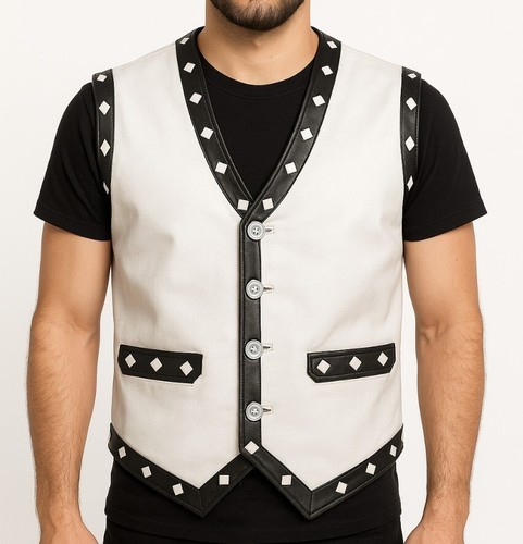 Handmade The Warriors Leather Vest Collection for Men and Women - Picture 7 of 45