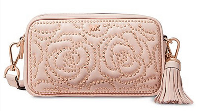 rose gold camera bag