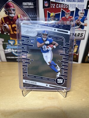 2024 Absolute Malik Nabers Base Rookie Card RC Giants