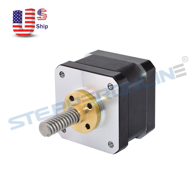 Nema 17 Stepper Motor Linear Actuator External 0.4A Lead Screw Length