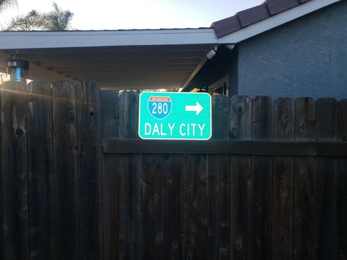 Señal de ruta DALY CITY, California 18""x12", San Francisco, Área de la Bahía - Imagen 7 de 12