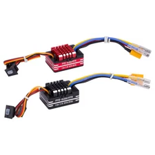 Brushed 1/10 2S-3S LiPo RC Truck Rock Crawler ESC Waterproof 80A Speed Control