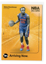 2019-20 Panini NBA Hoops Arriving Now Sekou Doumbouya #15 Rookie Detroit Pistons