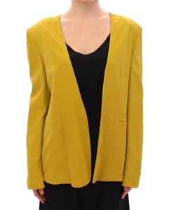 mustard colored blazer