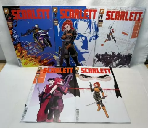 Image GIJoe Scarlett #1-5 1:10 VAR CVR Set by (CA) Gleb Melnikov *FREE SHIPPING*