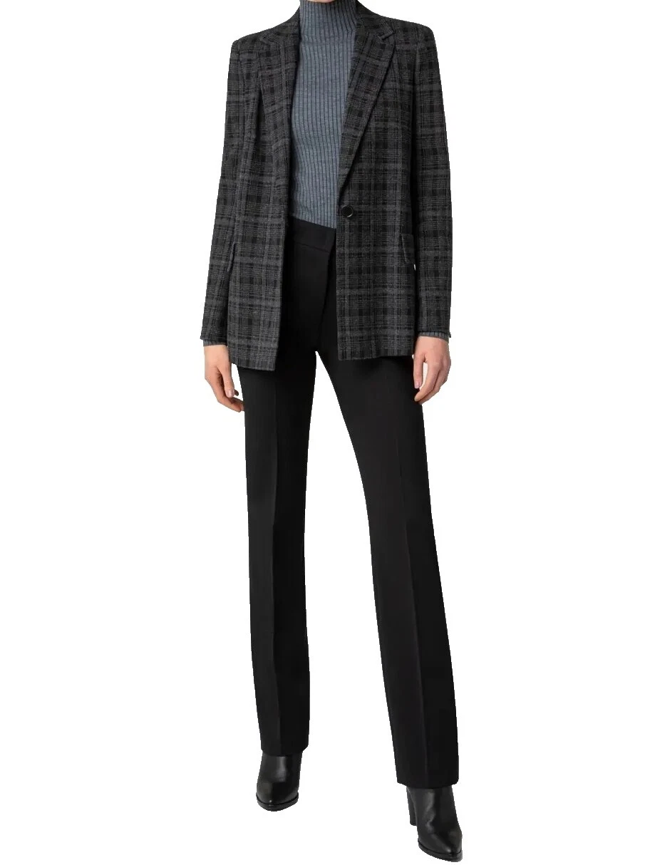 Blazers Akris a Cuadros para Mujeres