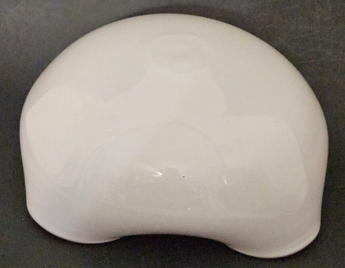Murano Style Folded Swirl Art Glass Red & White 8" Bowl - Picture 10 of 10