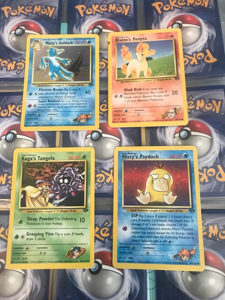 Trainer Pokemon 1995 Set Rare Mint Condition Cards | eBay