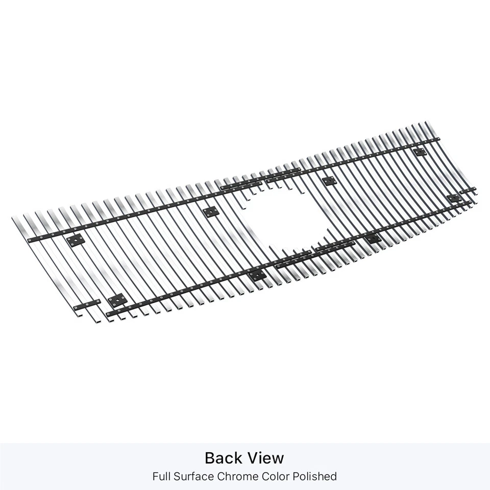 Fits 2002-2006 Cadillac Escalade EXT ESV Upper Stainless Chrome Billet Grille - Image 3 of 4