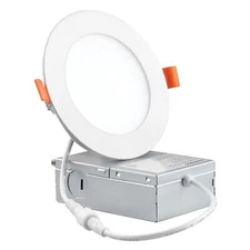 6-12 x PARMIDA 4" 9W LED Slim Panel Downlight Recessed Ceiling Light Dimmable