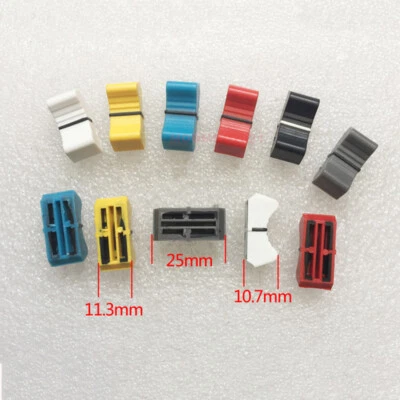12pcs/set Straight Slide Push Fader Knob Cap For Yamaha Allen & Heath Soundcraft