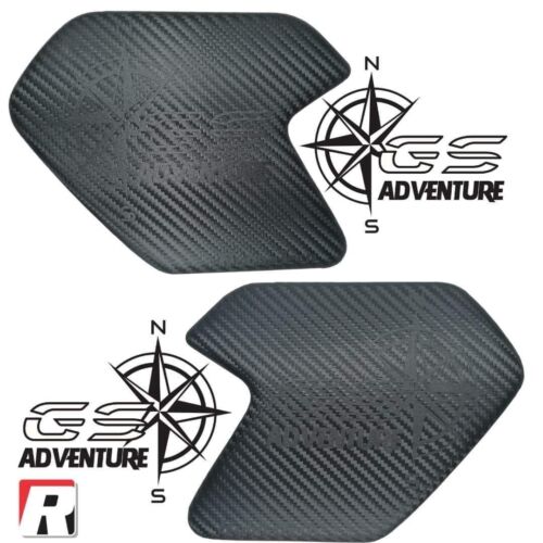 RubbaTech BMW R1200GSA / R1250GSA knee pads embossed 'Compass' - Bonus Pack - Picture 2 of 5