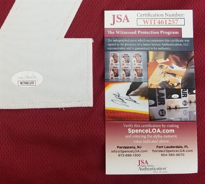 Jim Hart Signed Cardinals Jersey (JSA COA) St Louis Starting Q.B.(1966