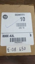 BOX OF 10 ALLEN BRADLEY 800E-A3L PUSHBUTTON CONTACT BLOCK LATCH W198