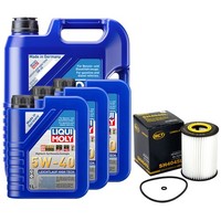 MotoröL Set High Tech 5W-40 Liqui Moly 8 Liter + ÖLfilter FüR Mercedes C-Klasse