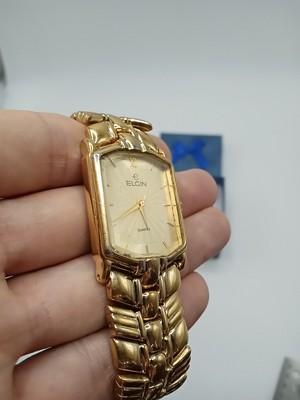 ELGIN QUARTZ GOLD TONE WATCH WORKING MADE IN JAPAN | eBay