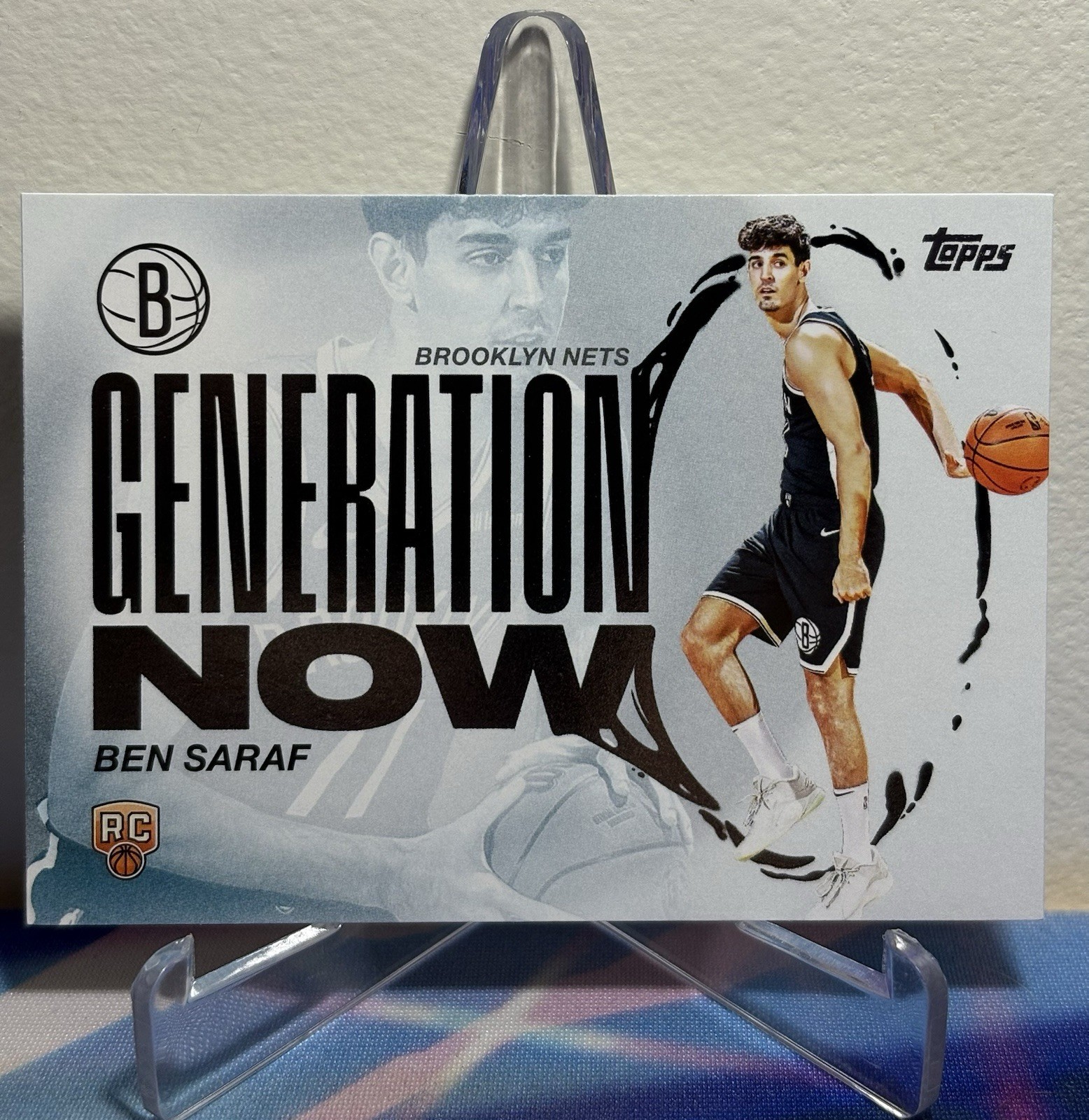 2025-26 Topps Basketball BEN SARAF #GN-26 GENERATION NOW ROOKIE