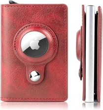 AirTag Wallet for Men Slim RFID Minimalist Credit Card Holder No AirTag 