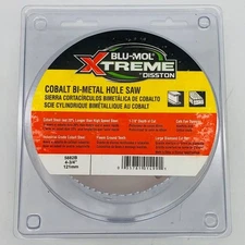 Blu Mol Xtreme 5882B Hole Saw 4-3/4"/121mm Cobalt Steel Bi-Metal 1-7/8" DepthOC