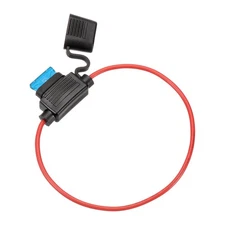 1 Pcs Inline Fuse Holder DC 32V 16 AWG Waterproof Blade Fuse Holder w 15A Fuse