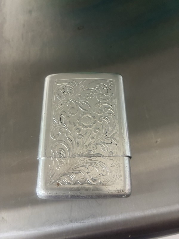 Vintage Florentine Aluminum Cigarette Case Park industries Murfreesboro TN USA