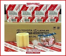 GENUINE TOYOTA LEXUS SCION OIL FILTER SET OF 4 OEM FAST SHIPPING 04152-YZZA1