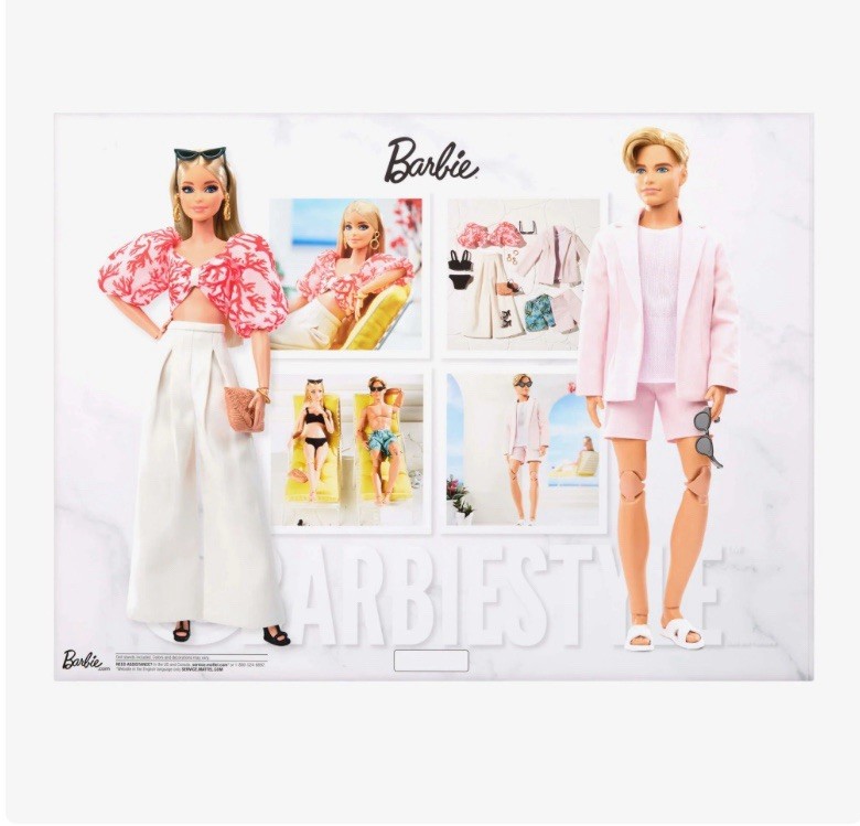 @BarbieStyle Barbie and Ken Doll 2-Pack Resort Style NRFB 2023; New In SHIPPER