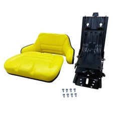 Seat Full Suspension Fits Cockshutt Tractor | Yellow Universal Fit