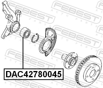 DAC42780045 FEBEST Radlager für FORD,FORD USA,MAZDA - Bild 2 von 2