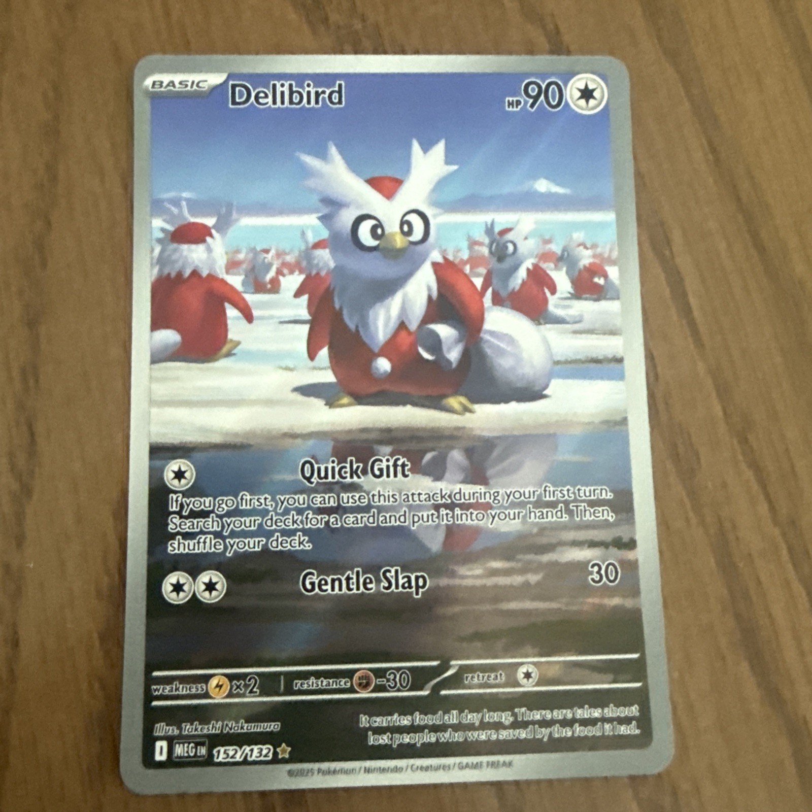 Delibird 2025 Mega Evolution #152/132 Illustration Rare Price