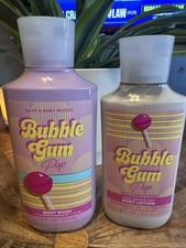 Bath  body Works bubblegum pop body wash and body lotion