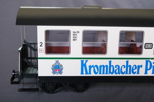 LGB 3172 Personenwagen Wangerooge Krombacher, neuwertig, im Schuber - Bild 7 von 19