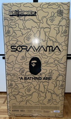 BAPE HAJIME SORAYAMA 1000% Bearbrick Gold Chrome Be@rbrick A