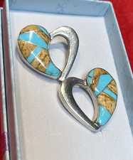 Vintage DTR Sterling Silver 925 Turquoise & J...