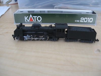 New N Scale Kato C58 2010 2-6-2 loco DC