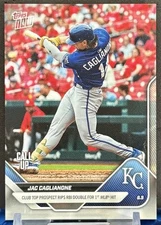 Jac Caglianone 2025 Topps Now Call Up Club Top Prospect #262 Kansas City Royals
