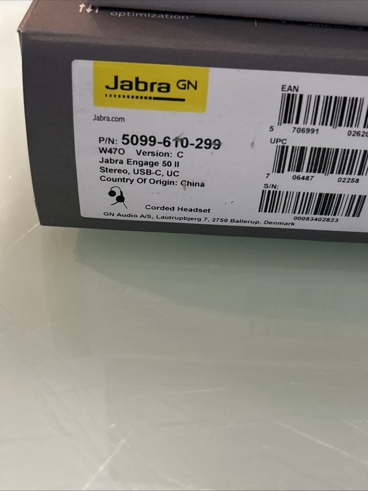 Jabra Engage 50 II W470 Wired Stereo Headset with Link Call Control USB-A UC W24 - Image 3 of 4