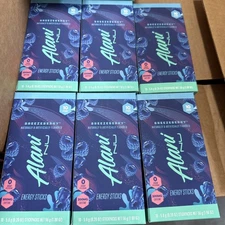 6 Boxes Alani Breezeberry Energy Powder Sticks 10 x 0.20 oz - Boxes Exp 4-26