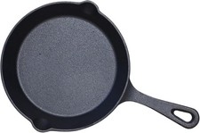PRE-SEASONED CAST IRON FRYING PAN /SIZZLERFOR HEALTHY COOKING HOT SERVING DISH