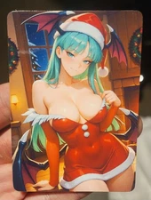 Morrigan - Darkstalkers - Goddess - DIY - Full Art - Glossy - Photo Art Card