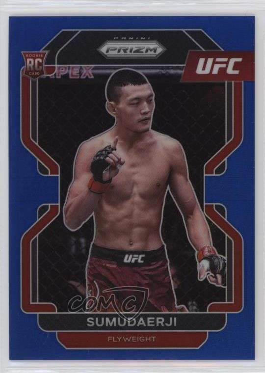 2022 Panini Prizm UFC Blue Prizm 167/199 Sumudaerji #114 10no