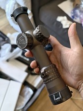 Holy Warrior NX8 1-8 F1 FFP 34mm Tube LPVO Riflescope Gold/Tan with  spuhr mount