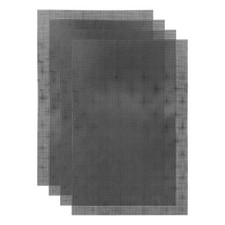 4Pcs Plastic Mesh Canvas Sheets 13"x20" 7 Count Round Hole Black