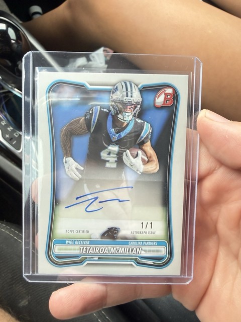 Tetairoa McMillan 1/1 2026 Bowman ROTY! OBO