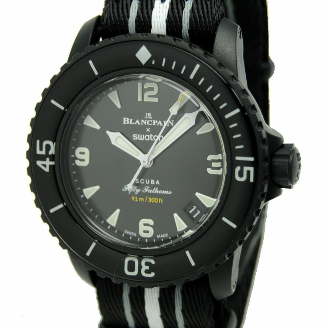 Swatch Blancpain Men's watch Bioceramic Fifty Fathoms Ocean of Swatch Blancpain Men's watch Bioceramic Fifty Fathoms Ocean of
