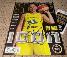 SUE BIRD SIGNED SLAM MAGAZINE WNBA BASKETBALL JSA AUTOGRAPH UCONN SEATTLE STORM